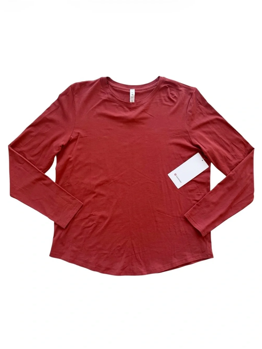 NWT lululemon Love Long Sleeve Tee - Terra Orange Size 12
